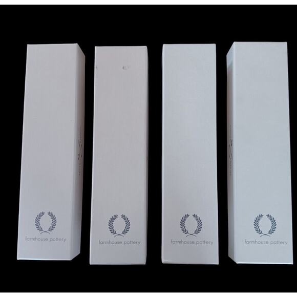 Farmhouse Pottery Empty Box Presentation Flatware Cutlery Cardboard Lot of 4 - Picture 8 of 8